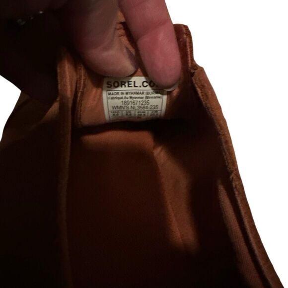 Sorel out n about rust orange sneaker slip on shoes 8.5 - Picture 10 of 10